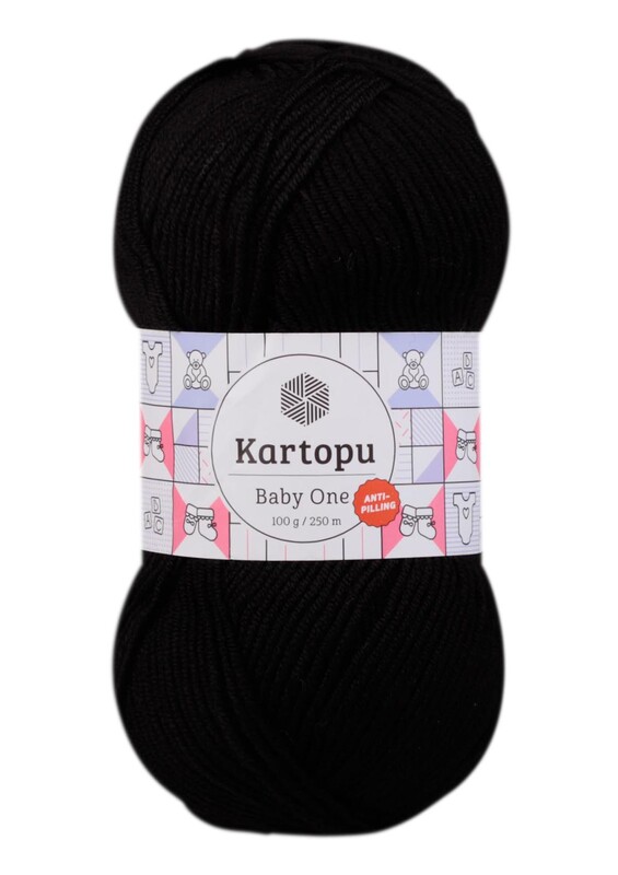 KARTOPU - Kartopu Baby One Yarn|Black K940