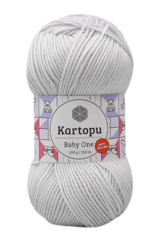 KARTOPU - Kartopu Baby One Yarn|Light Gray K992