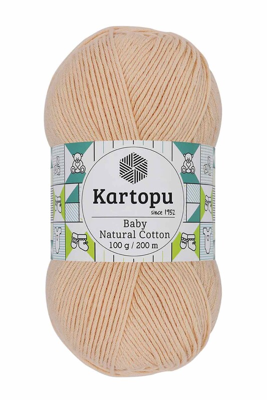 KARTOPU - Kartopu Baby Natural Cotton Yarn | Tan K227