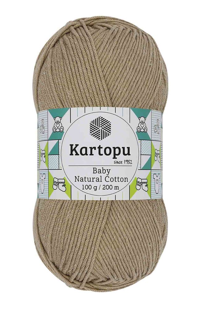 Kartopu Baby Natural Cotton Yarn | Light Brown K837