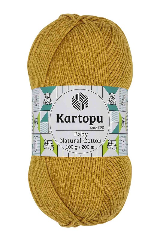 KARTOPU - Kartopu Baby Natural Cotton Yarn|Mustard K310
