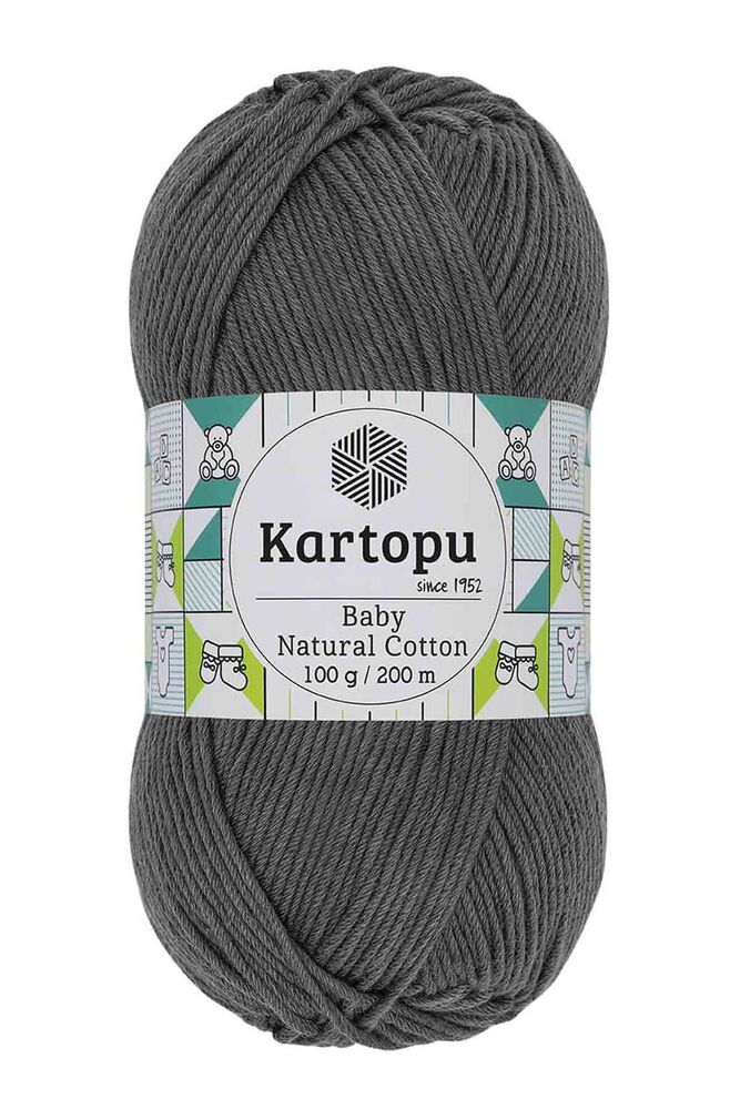 Kartopu Baby Natural Cotton Yarn|Smoke K932