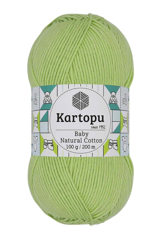 KARTOPU - Kartopu Baby Natural Cotton Yarn|Pistachio Green K389