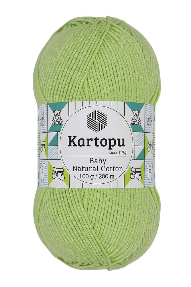 Kartopu Baby Natural Cotton Yarn|Pistachio Green K389