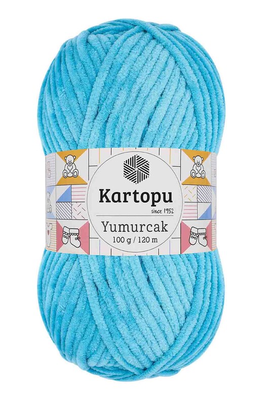 KARTOPU - Kartopu Yumurcak Yarn| K515 Turquoise
