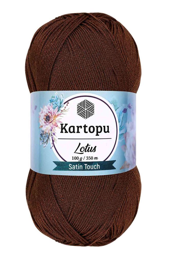 Kartopu Lotus Yarn|Brown K858