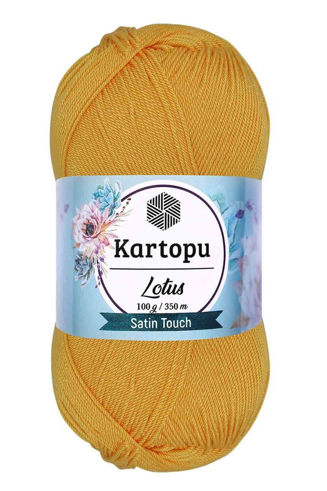 Kartopu Lotus Yarn|Dark Yellow K318