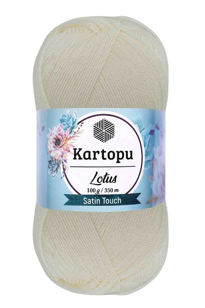 Kartopu Lotus Yarn|Ecru K019