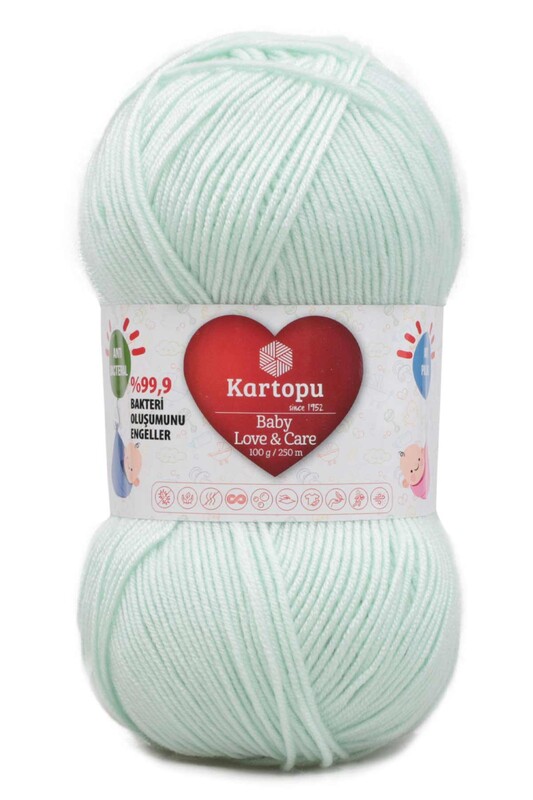 KARTOPU - Kartopu Baby Love & Care Yarn| Water Green K489