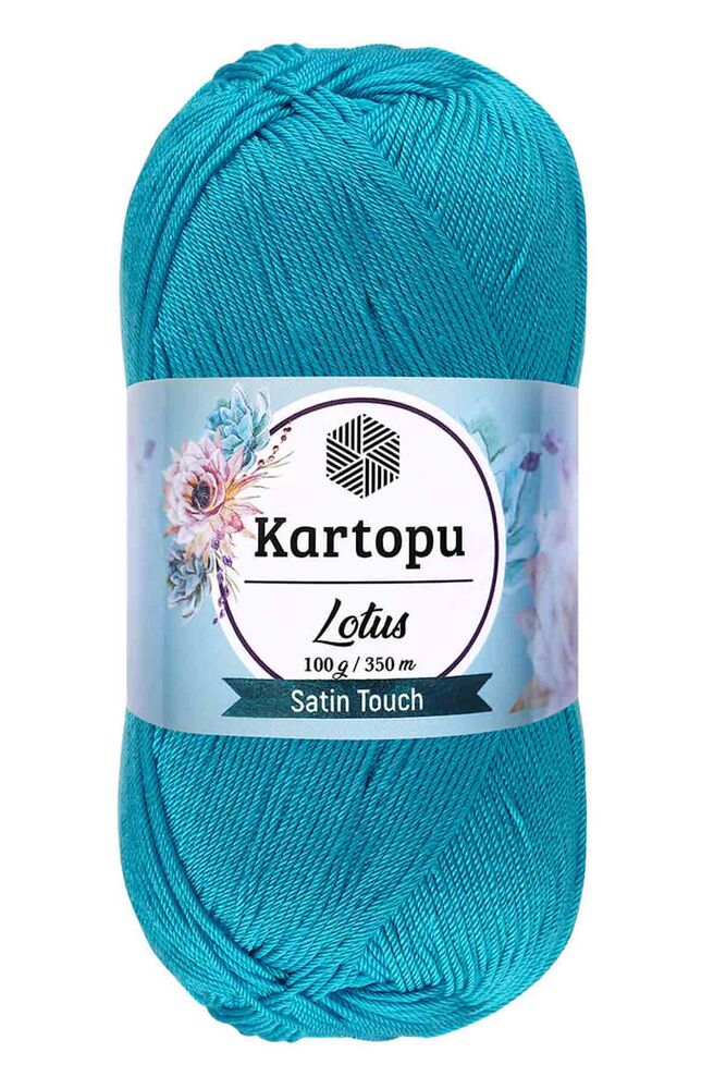 Kartopu Lotus Yarn|Turquoise K512
