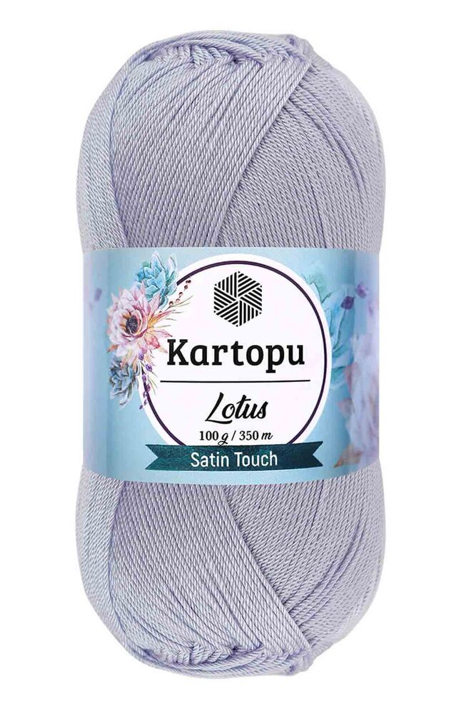 Kartopu Lotus Yarn|Gray K714