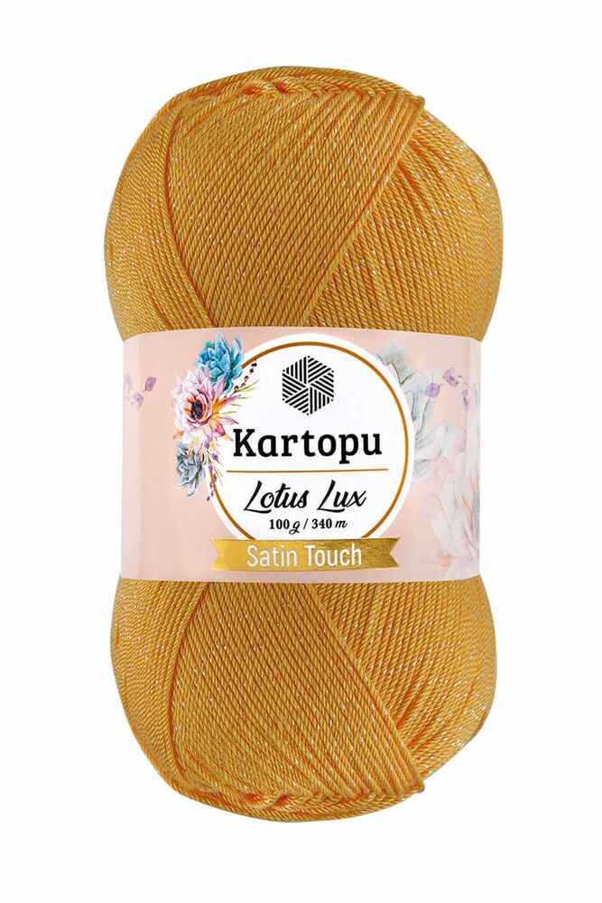 Kartopu Lotus Yarn | Dark Yellow K318