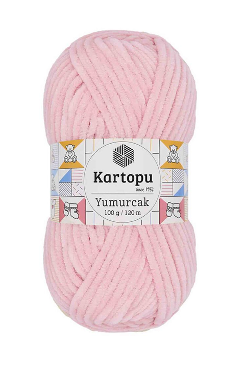 KARTOPU - Kartopu Yumurcak Yarn|Light Pink K768