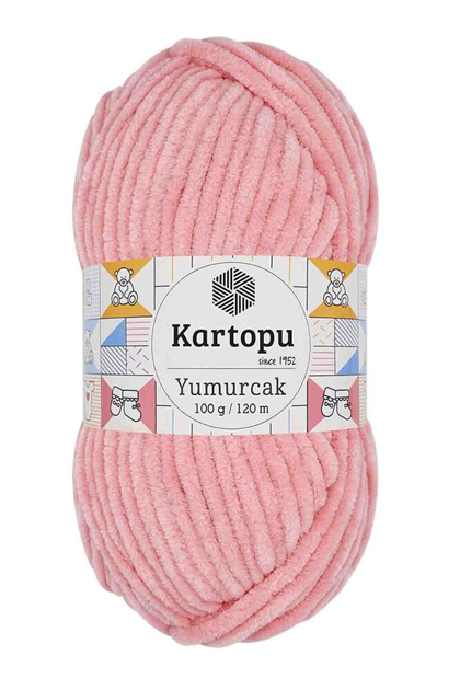 KARTOPU - Kartopu Yumurcak Yarn|Pink K777