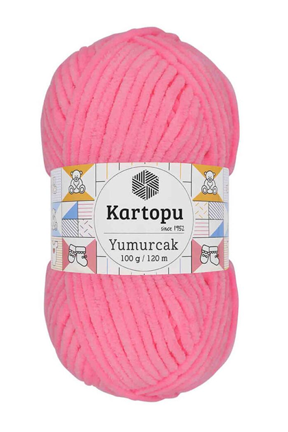 KARTOPU - Kartopu Yumurcak Yarn|Pink K773