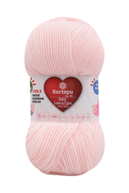 KARTOPU - Kartopu Baby Love & Care Yarn|Light Pink K255