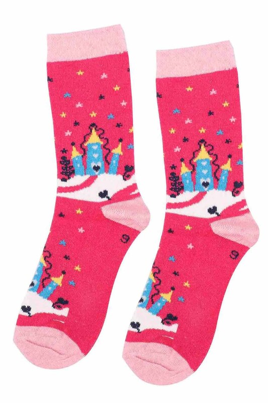 ARC - Arc Kids Kız Çocuk Çorap 002 | Fuşya