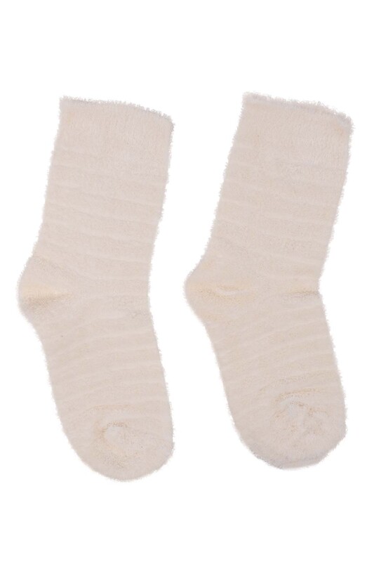 ARC - Kız Çocuk Ters Havlu Soket Çorap 311 | Krem