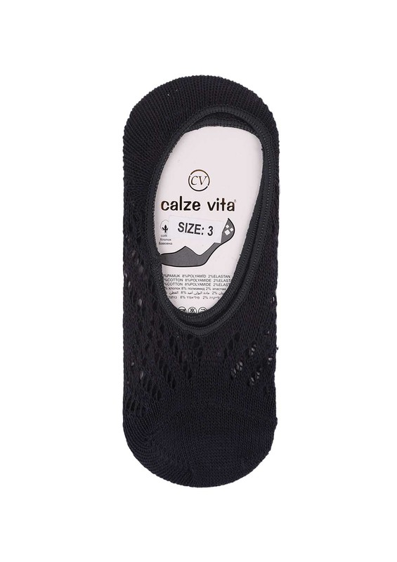 CALZE VİTA - Calze Vita Babet Çorap 004 | Füme