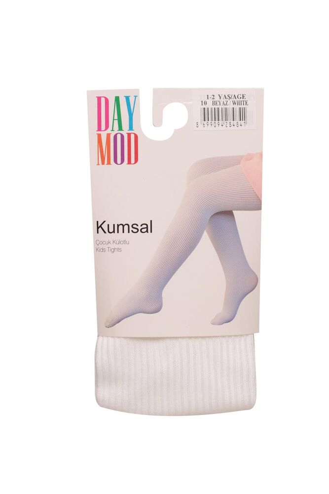 Kumsal Kız Çocuk Külotlu Çorap | Beyaz