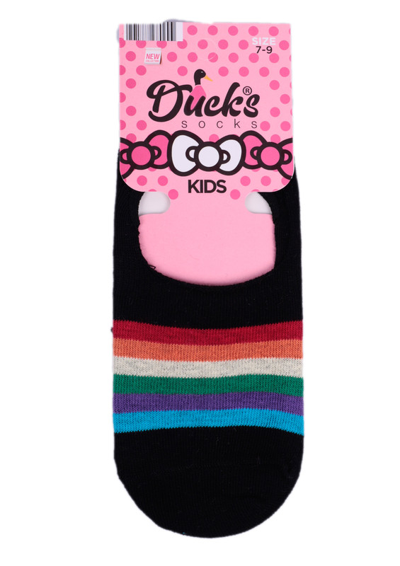 DUCKS - Ducks Çocuk Babet Çorap 9007 | Siyah