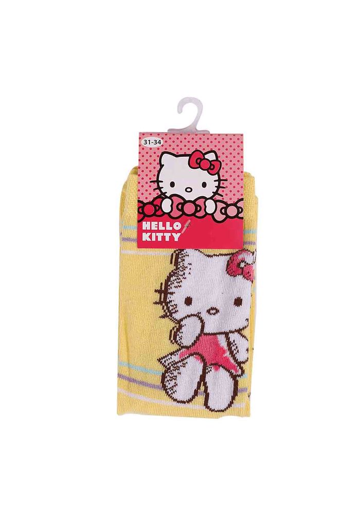 Hello Kitty Soket Çorap 12412 | Sarı