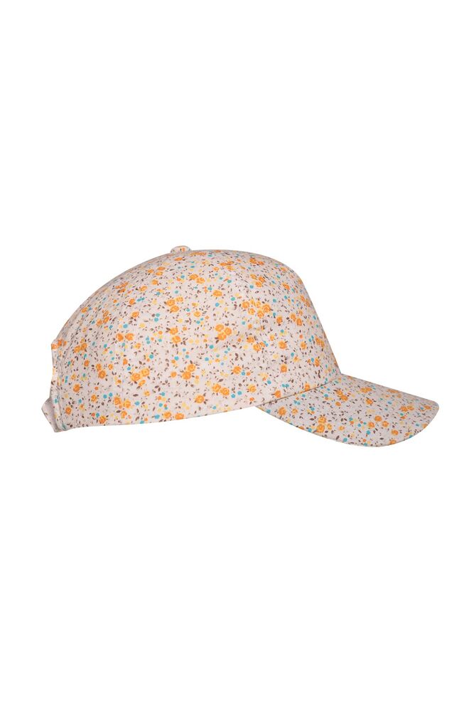 Çiçekli Kız Çocuk Şapka 2807 | Renk2