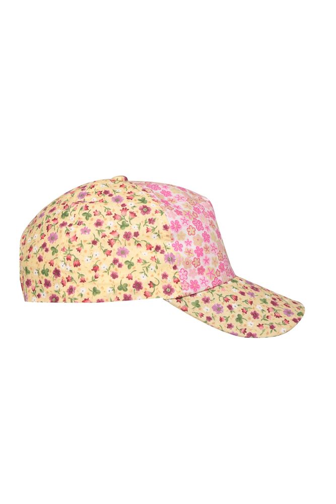 Çiçekli Kız Çocuk Şapka 2807 | Renk4