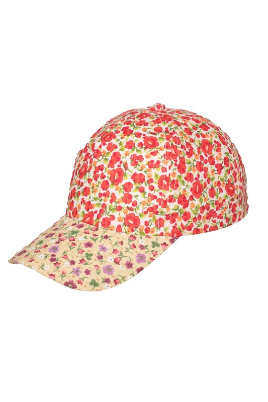 Fatih - Çiçekli Kız Çocuk Şapka 2807 | Renk5