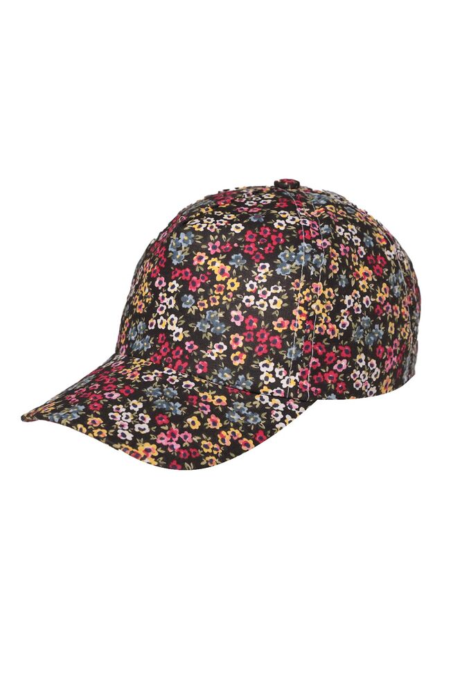 Çiçekli Kız Çocuk Şapka 2807 | Renk7