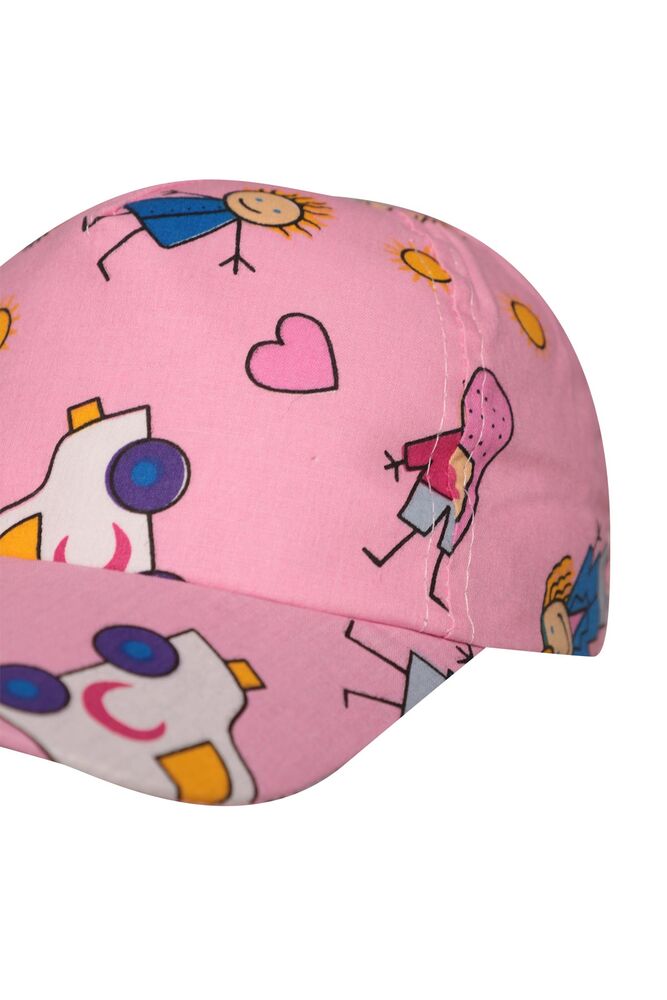 Figürlü Kız Çocuk Şapka 2808 | Renk1