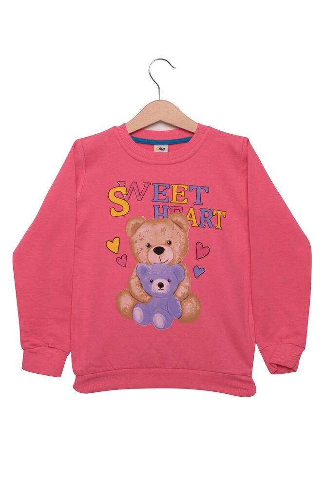 Sweet Yazılı Kız Çocuk Sweatshirt | Pembe