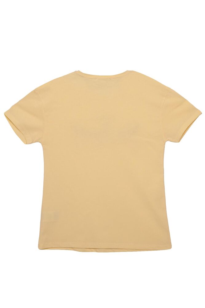 Baskılı Kız Çocuk Tshirt 1968 | Sarı