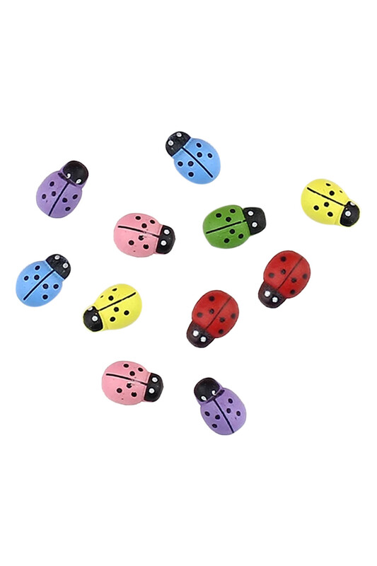 SİMİSSO - Ladybug Color 10 Pieces 1.5 cm