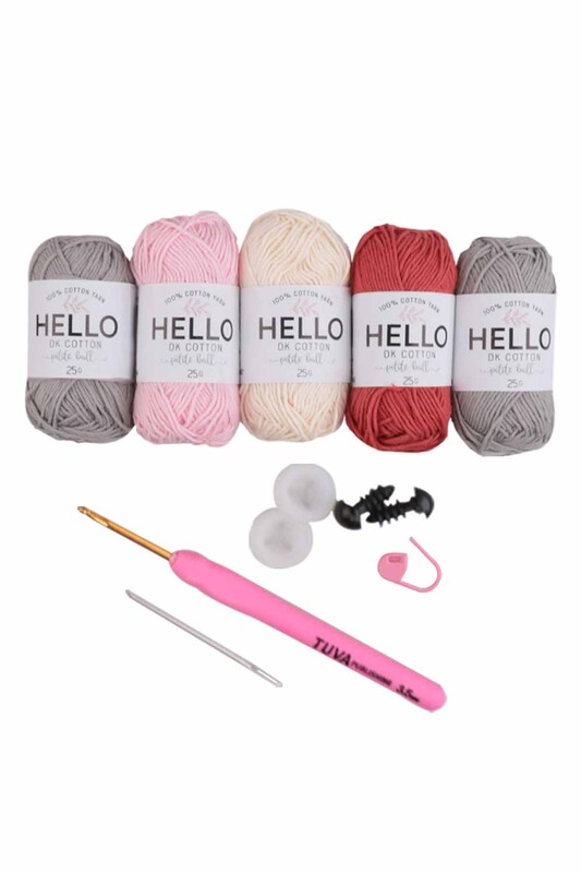 Amigurumi Knitting Kit -SCF11 Tuva - Thumbnail