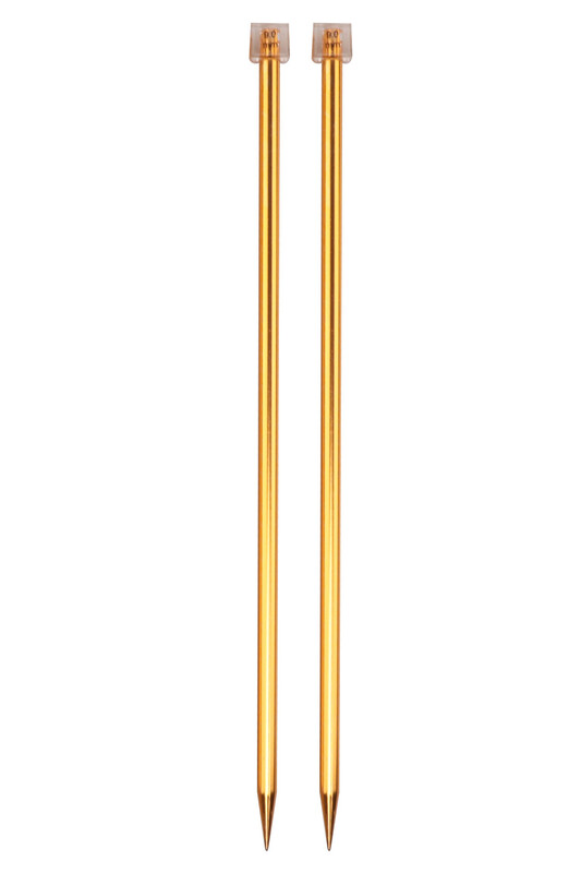 SULTAN - Sultan Renkli Metalik Örgü Şişi 35 Cm 9 mm