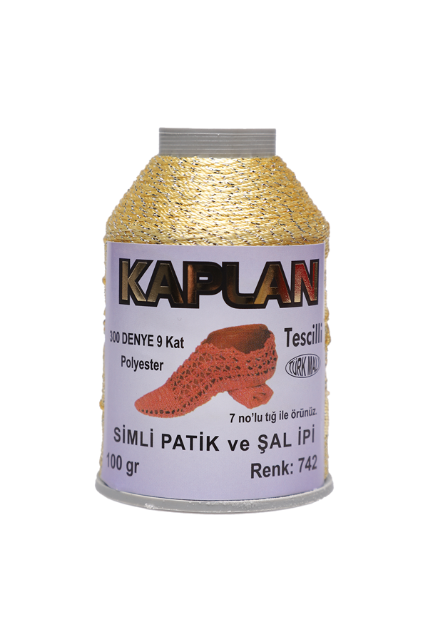 Kaplan Simli Patik Ve Şal İpi 9 Kat 100 gr. | 742