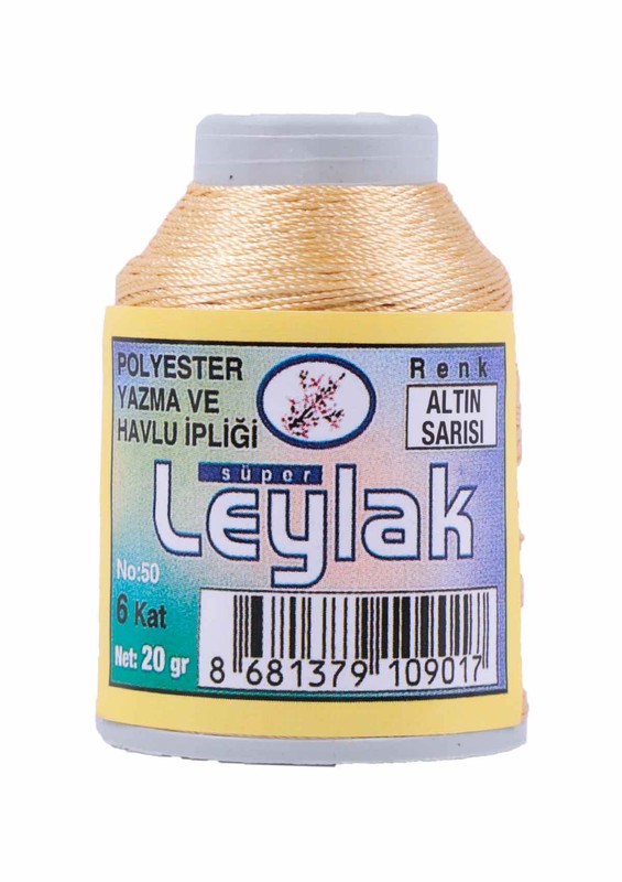 LEYLAK - Needlework and Lace Thread Leylak 20 gr/Golden yellow