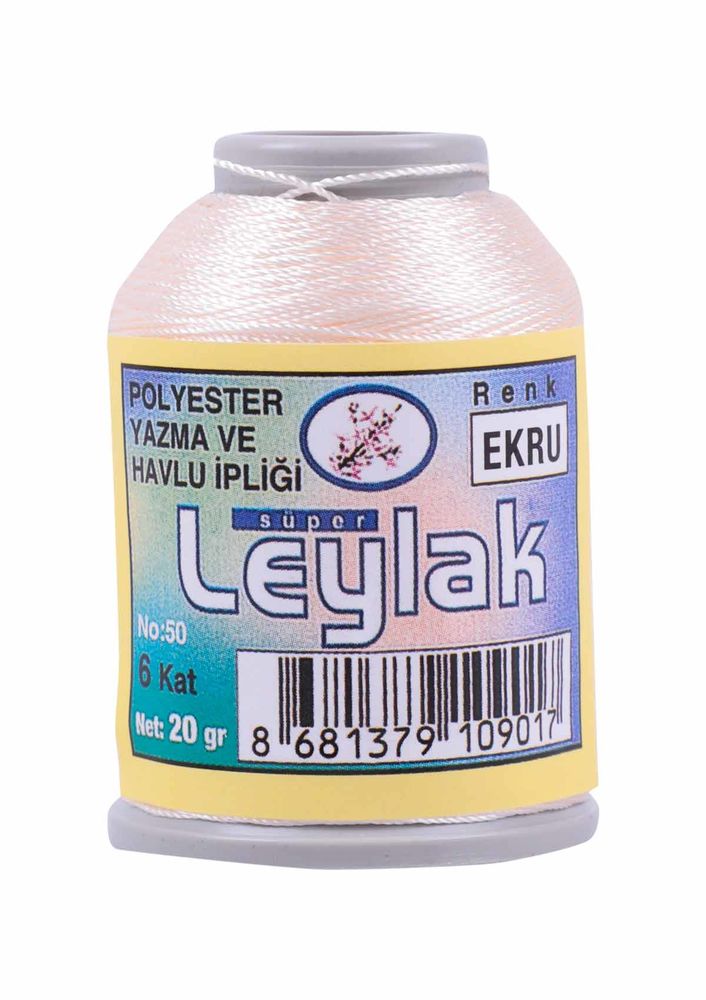 Needlework and Lace Thread Leylak 20 gr/Ecru