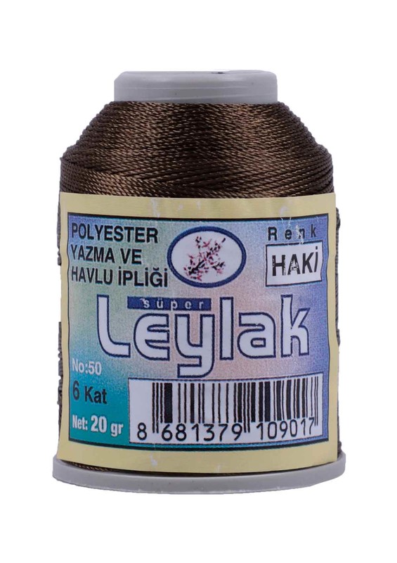 LEYLAK - Needlework and Lace Thread Leylak 20 gr/Khaki