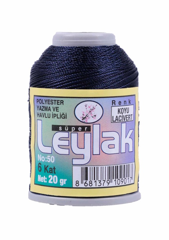 LEYLAK - Needlework and Lace Thread Leylak 20 gr/Dark navy blue