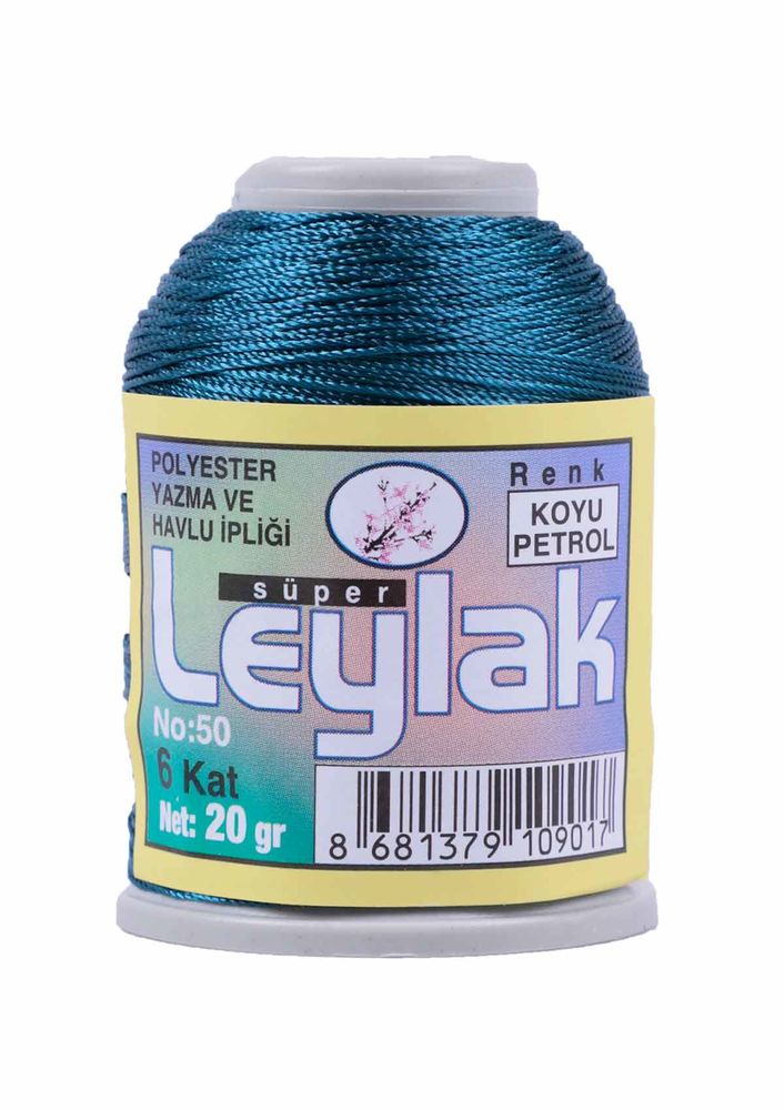 Needlework and Lace Thread Leylak 20 gr/Dark petrol