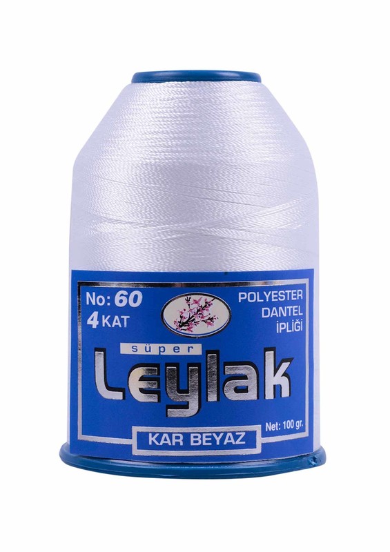 LEYLAK - Needlework and Lace Thread Leylak №60 100gr/Snow White