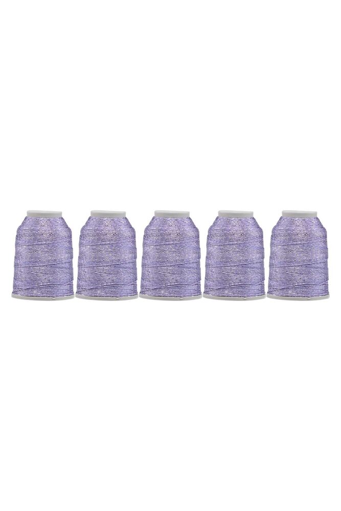 Leylak Polyester Oya ve Dantel İpi Simli 20 gr. 5'li | 2502