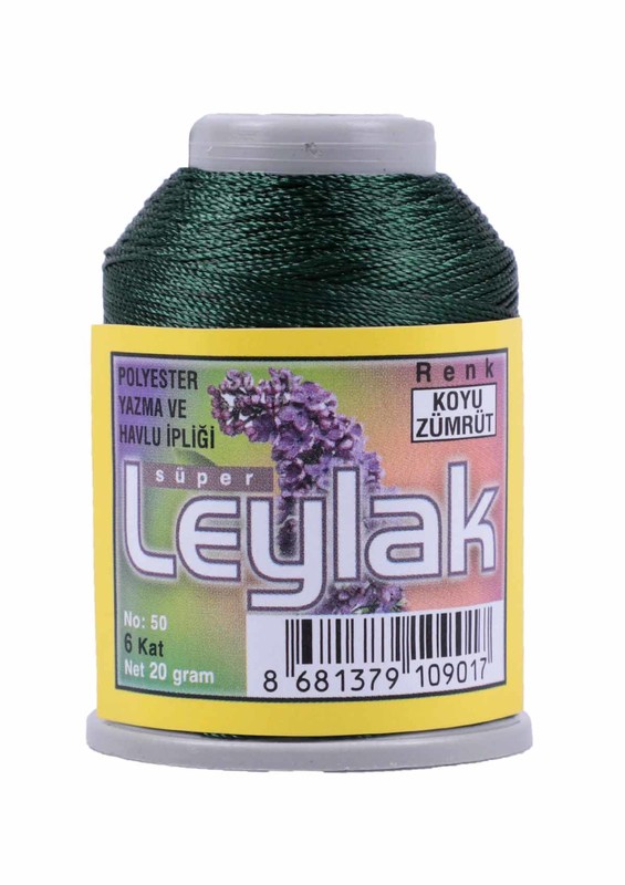LEYLAK - Needlework and Lace Thread Leylak 20 gr/Dark Emerald