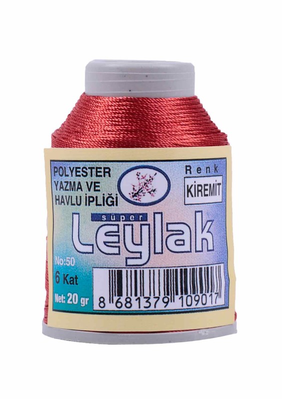 LEYLAK - Needlework and Lace Thread Leylak 20 gr/Brick red