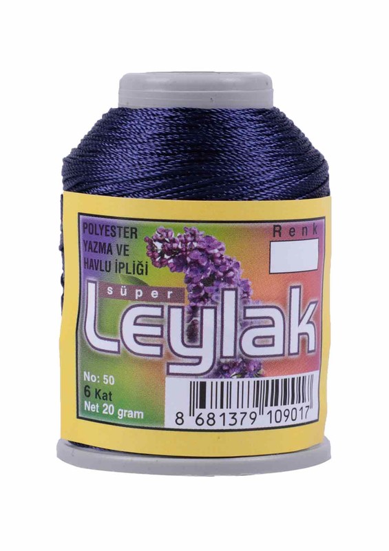 Needlework and Lace Thread Leylak 20 gr/Navy purple - Thumbnail