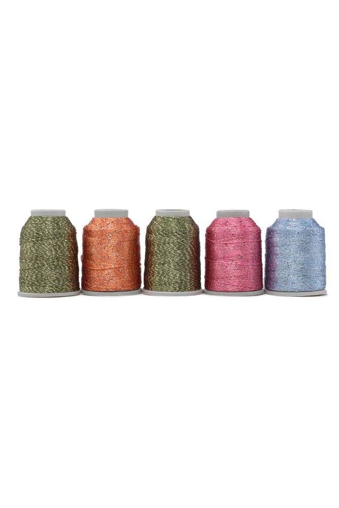 Polyester Oya ve Dantel İpi Simli 20 gr. 5'li | 909