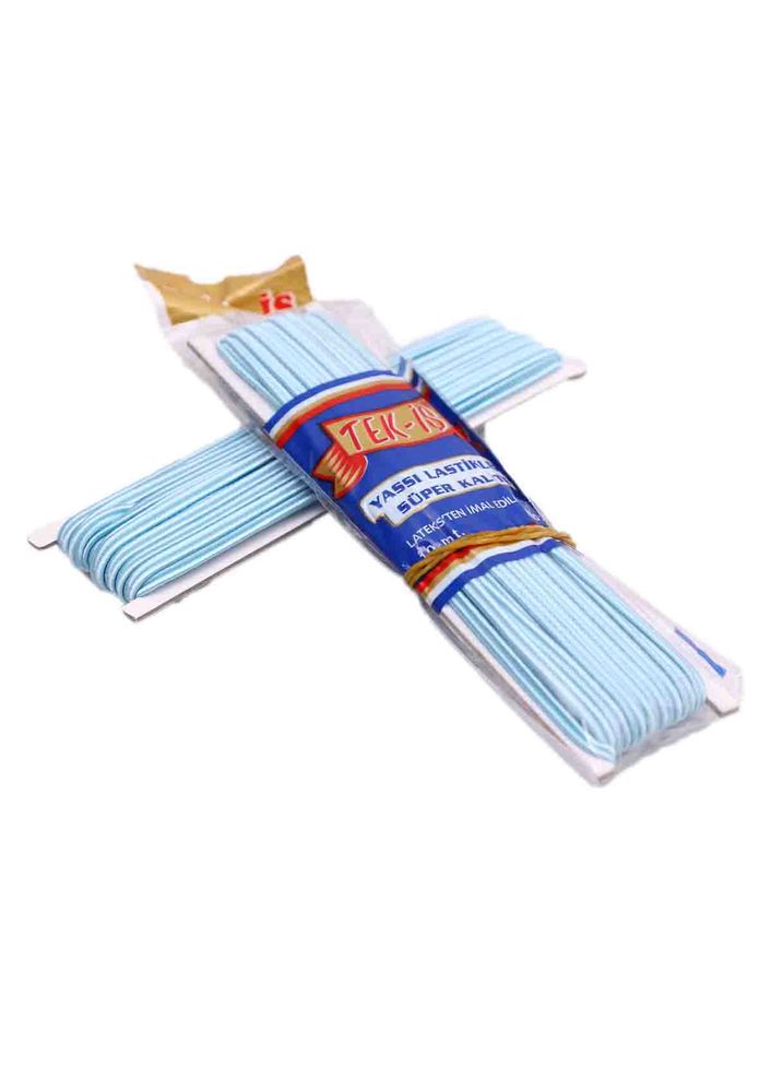 Tek-iş Yassı Lastik 4 mm 744 | Bebe Mavi