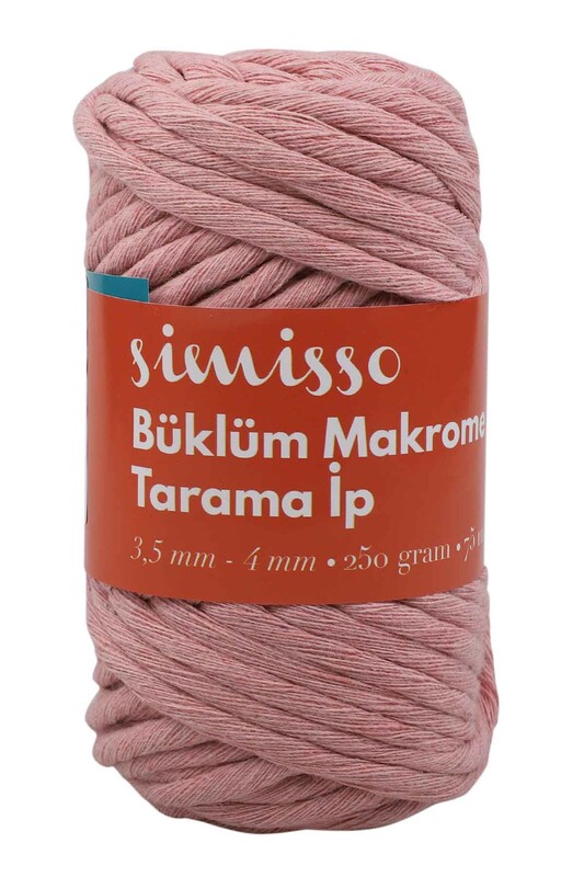 Twisted Macrame Simisso|Light pink - Thumbnail